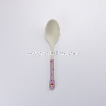 Bamboo Fiber Toddler Ate Plastic Spoon